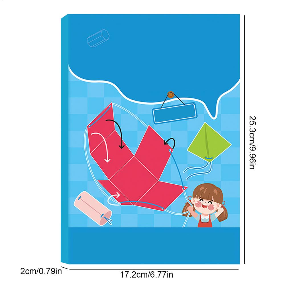 Educational Pull String 3D Geometry Training Book Set for Kids DIY Math Learning Tracing Workbook for Spatial Thinking Training