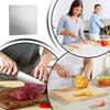 Stainless Steel Kitchen Cutting Board Non-Slip Easy Clean Metal Cutting Board For Home Restaurant Counter Meal Prep Food Meat
