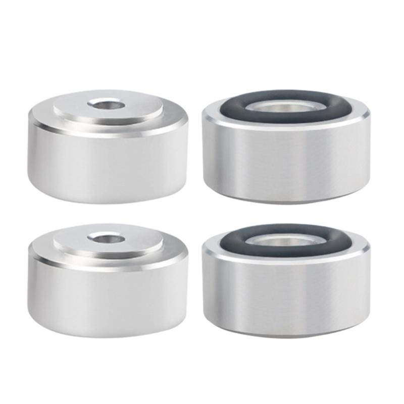 4Pcs HIFI Speaker Spikes Stand Feet Pad Aluminum Alloy Isolation Feet with Multiple Size for Various Sound Devices