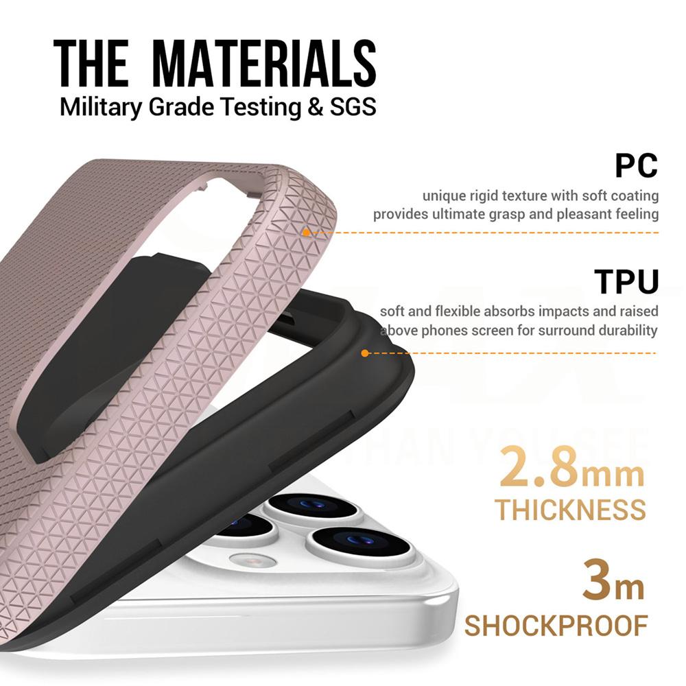 Vmax Nakładka Triangle Case Do Iphone 14 Pro 6,1" Różowo-Złota