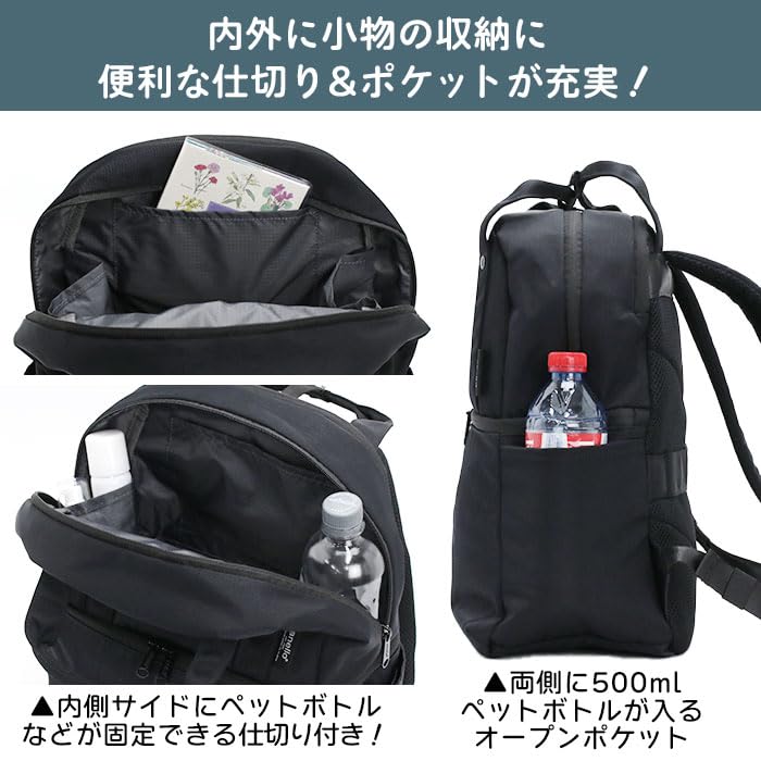 Anello LAYER ATM0615 BE Two-Layer Backpack, One Size