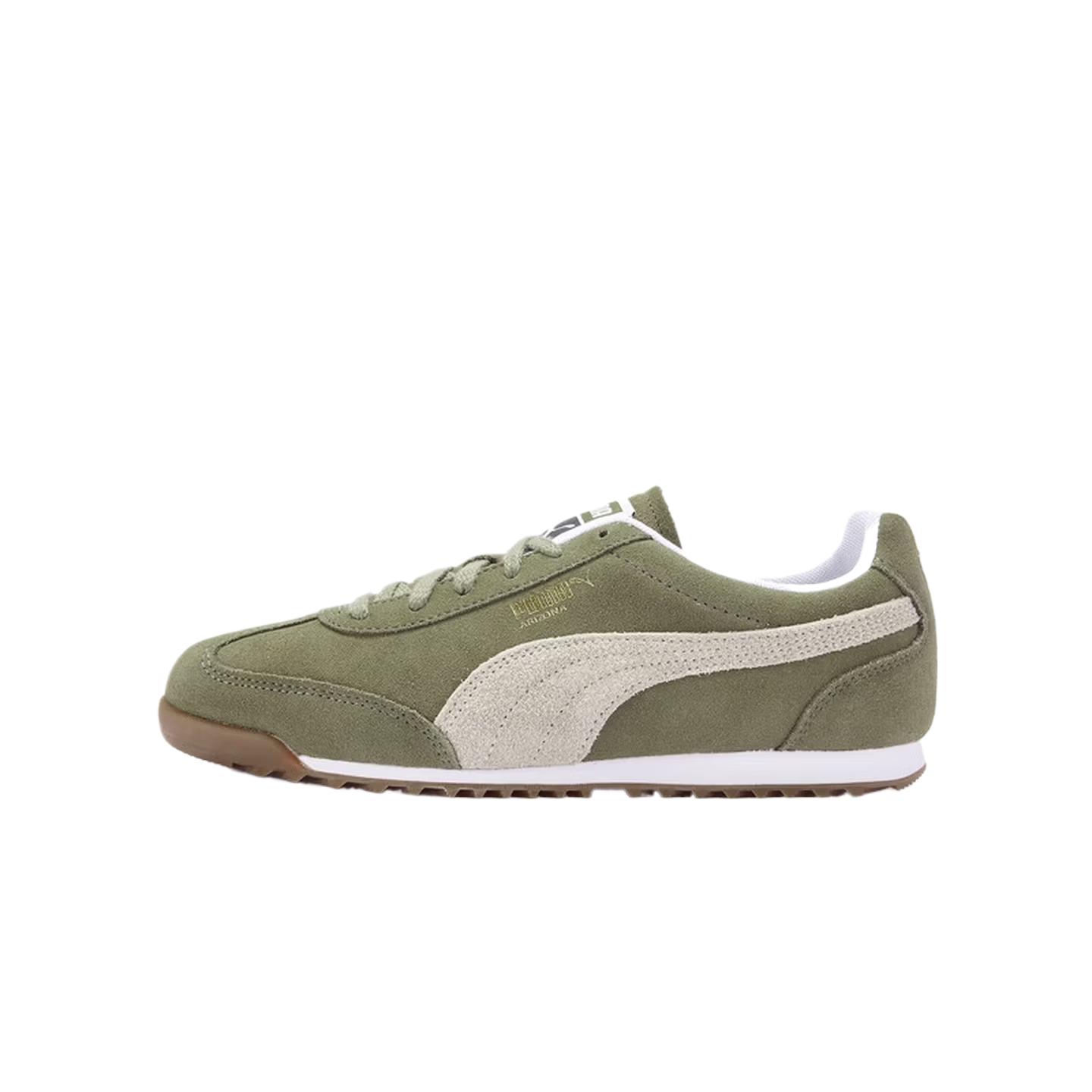 Puma Cow Split Leather Thin Sole Retro Lace-Up Non-Slip Low-Top Casual Shoes Unisex casual shoes 402362-08 36