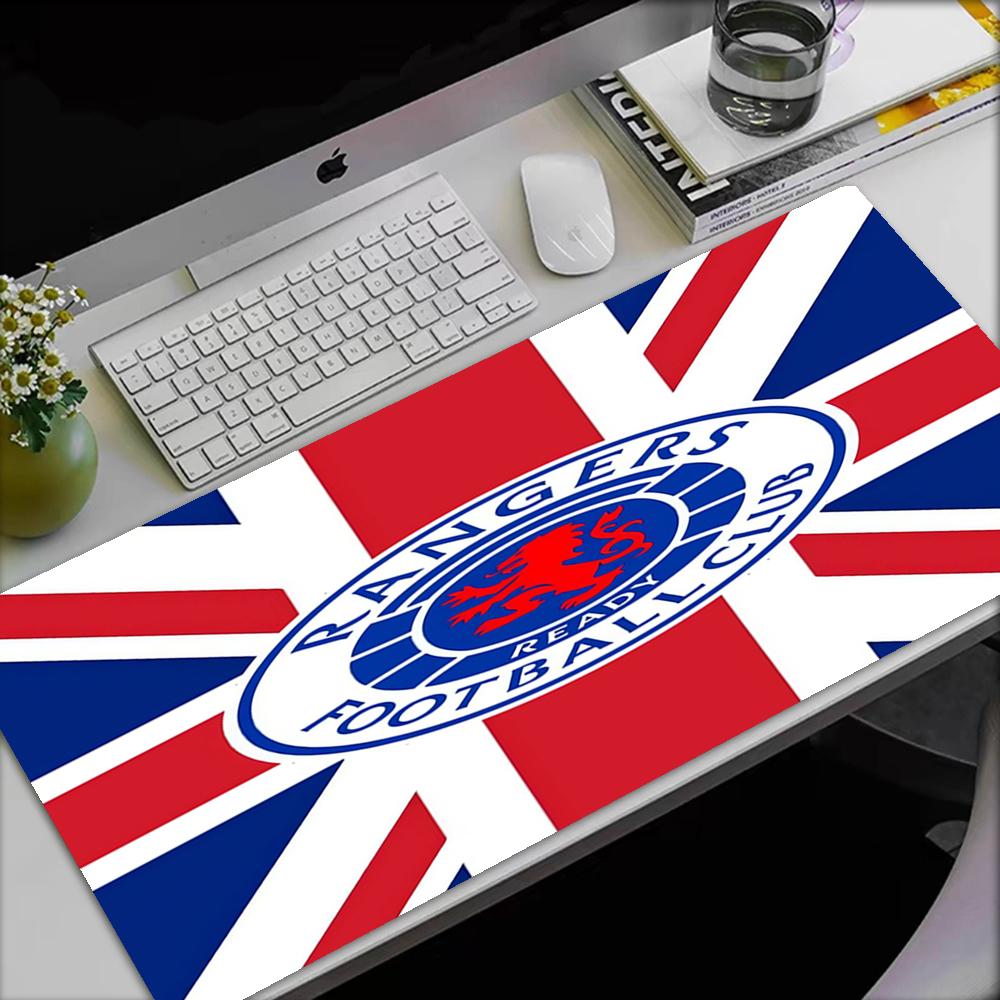 Rangers F.C Thema Mauspads, Rutschfeste Gummiunterlage, Multifunktionale Büro- & Heimdekoration, Perfekt für die Personalisierung des Arbeitsplatzes.