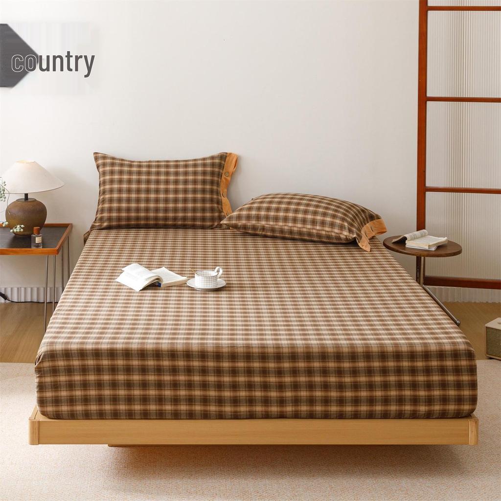 Cotton Fitted Sheet: Soft, Skin-Friendly, Moisture-Absorbing, Sweat-Wicking, Machine Washable Mattress Protector