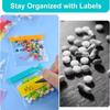 10-300pcs Clear Earring Bags Pill Waterproof Bags Thickened Reusable Storage Pouch for Jewelry Rings Necklace Bracelet