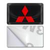 3D Epoxy Resin Car Styling Stickers Decorations For Mitsubishi ASX Lancer Pajero Outlander L200 EVO Lancer EX