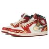 Jordan Air Jordan 1 RISK CNY Jahr des Pferdes, Geist des Drachenpferdes Mittelhohe Vintage Basketballschuhe Unisex DQ8426-105(Team27-S-BOX)
