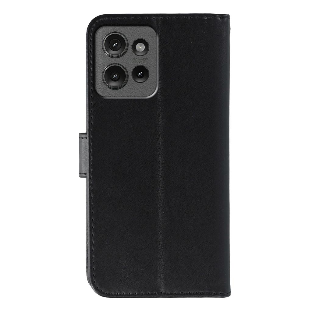 For Motorola Edge 50 5G Case PU Leather Flip Wallet Phone Cover with Strap