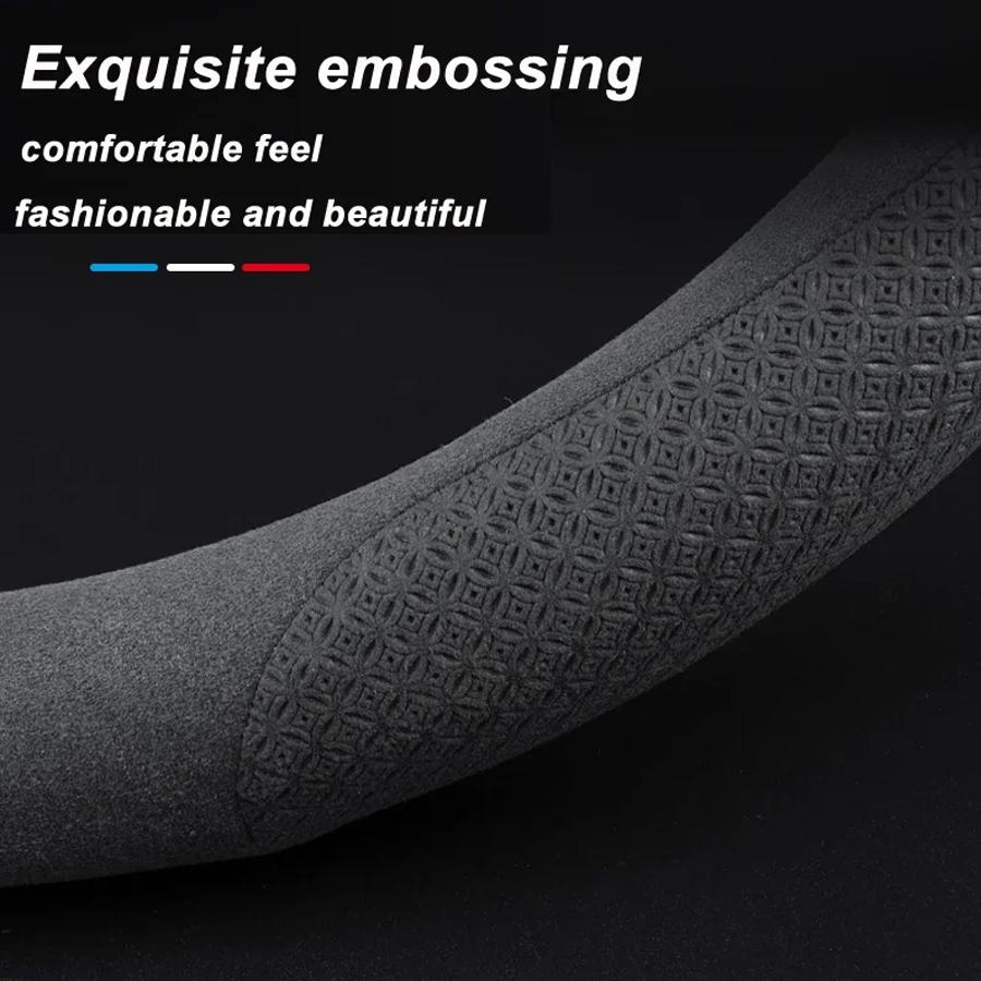 38cm/ 15in Carbon Fiber Car Steering Wheel Cover For Genesis GV60 GV70 GV80 G80 G70 G90 2025 2025 Breathable Auto Decoration