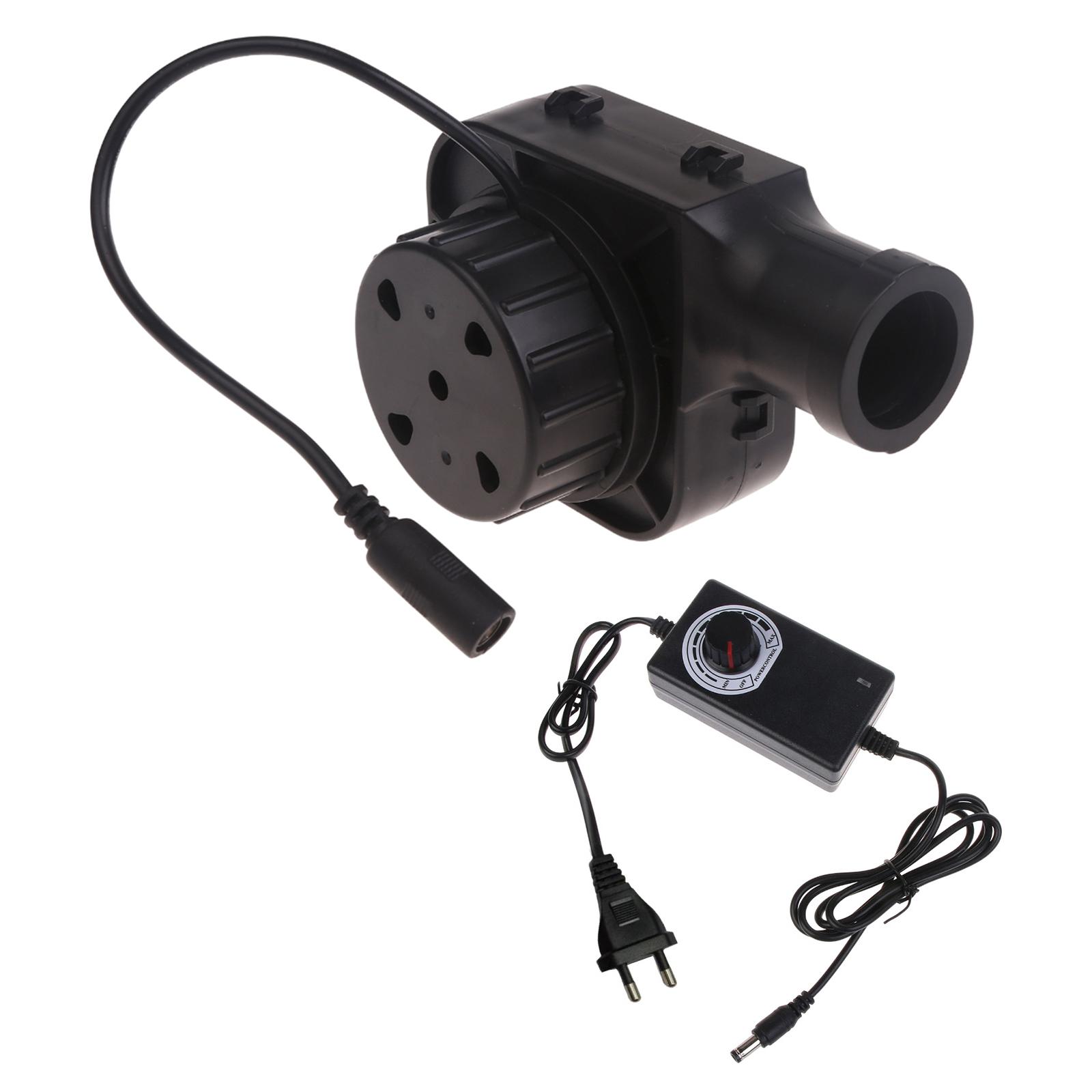 

7 см 7530 12 В небольшой вентилятор с регулятором мощности и переменной скоростью для самостоятельного охлаждения, наружного барбекю, пожарного вентилятора EU