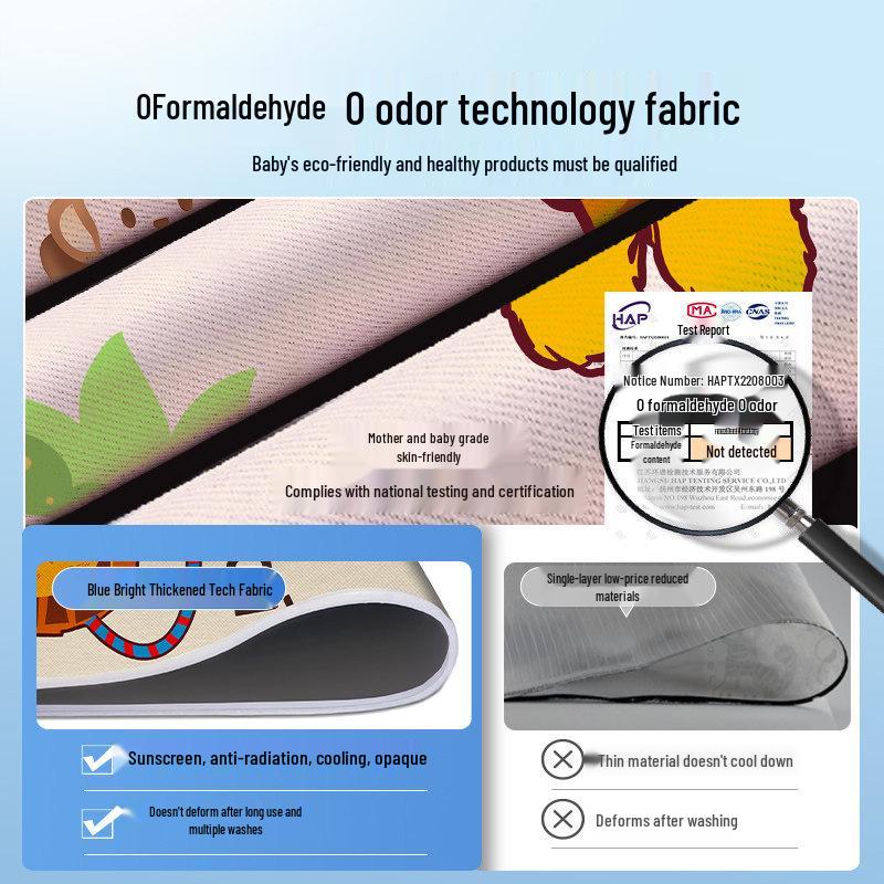 Rear Seat Blackout Sunshade Curtains for Kids