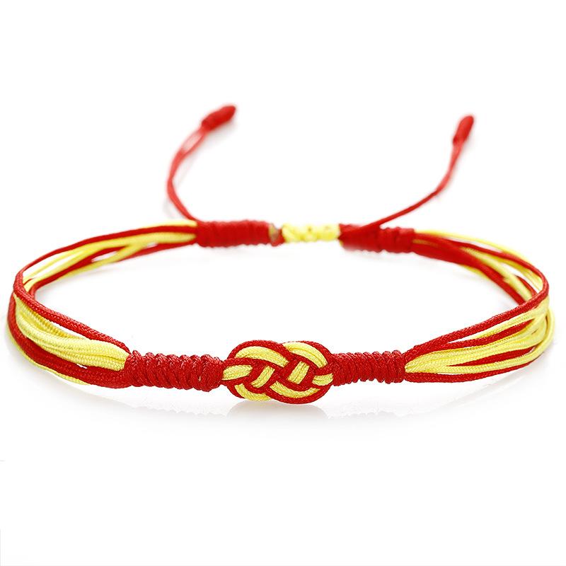 10 Colors Flag Colored Bracelet Unisex Handmade Weaven String Braslet Prayer Meditation Lucky Fabric Braclet Couple Brazalete