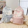 Schoolbag High Value Small Fresh Sweet Girl Backpack Cute Cartoon Large Capacity Backpack Junior High School College Student Schoolbag
