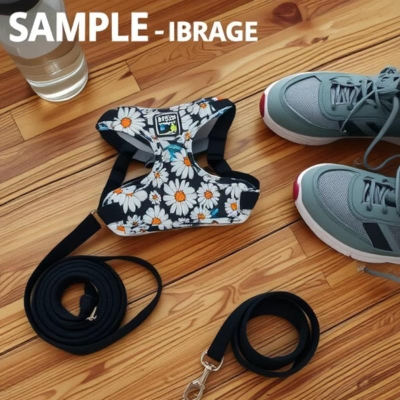 Sicheres atmungsaktives Hundegeschirr und Leinen-Set für kleine bis mittelgroße Hunde, Katzen Geschirre Weste Welpen Brustgurt