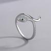 BELLA BOX Classic Open Snake Rings For Women Wedding Engagement Jewelry Female Gifts