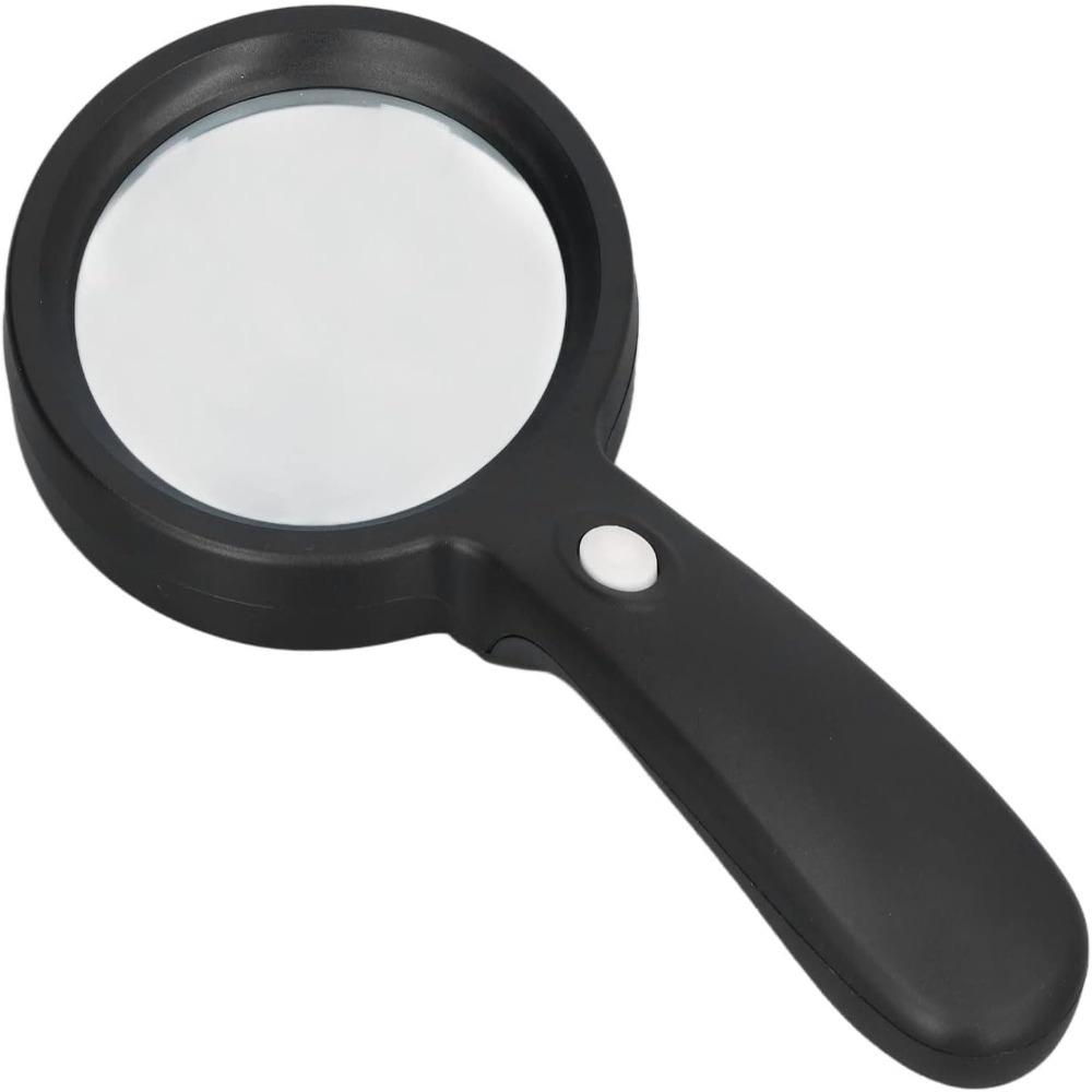 Illuminated Lighted Magnifying Glass With Light Lighted Magnifier Handheld For Seniors Reading