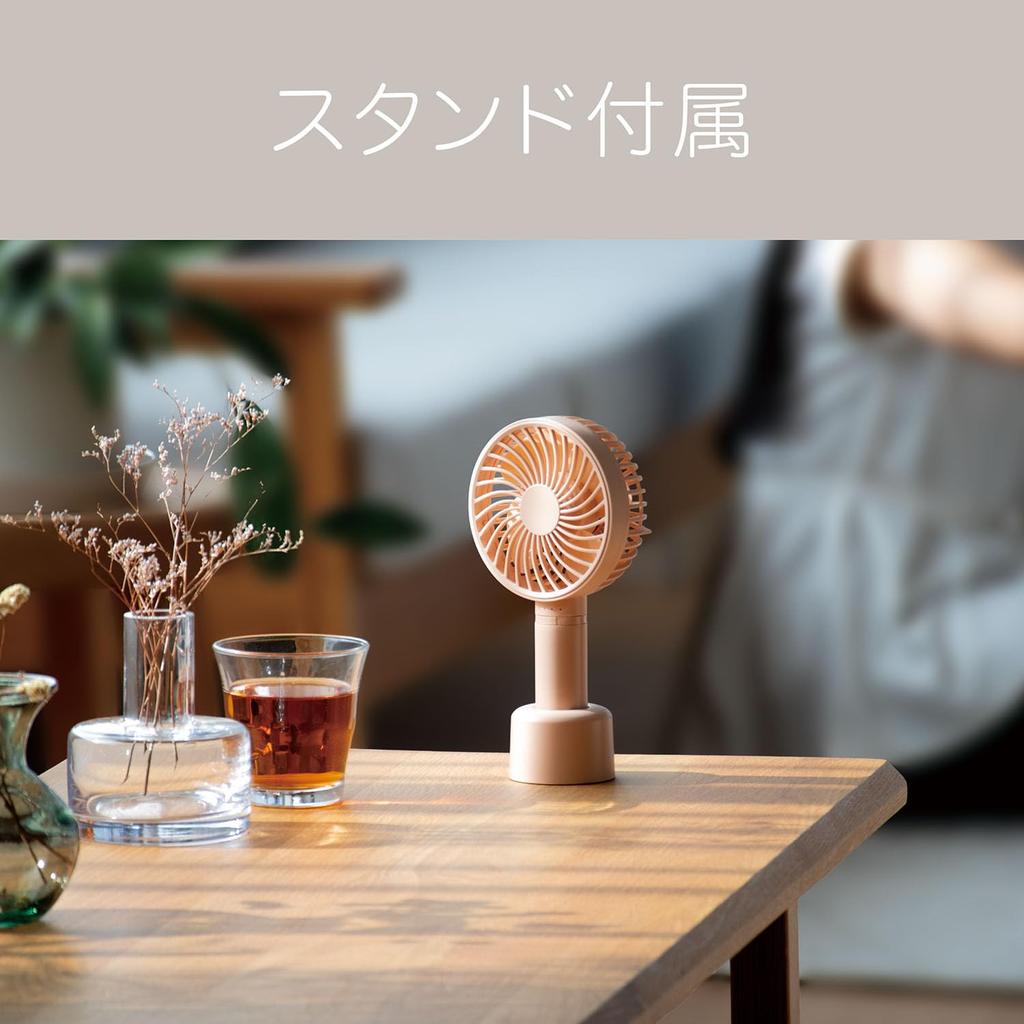 Kozumi Portable Handheld USB 5 Speed Sky Fan, Rechargeable, Settings, Handheld, Tabletop, Blue, KPF-0951/A