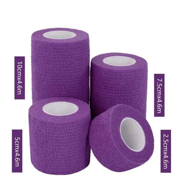 1PC Self-adhesive Elastic Bandage Elastoplast Sports Wrap Tape Sports Protector For Knee Finger Ankle Palm First Aid Kit