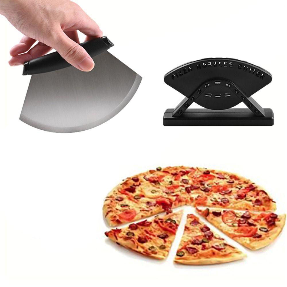 With Cover Standing Pizza Cutter Stainless Steel Cheese Cutter Baking Tool Pizza Slicer  Dough