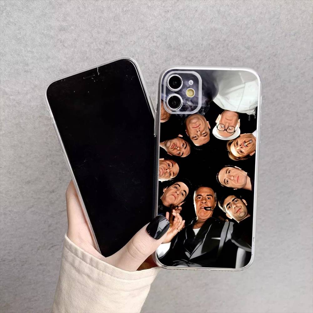 

TV The S-Sopranos Tony Phone Case For iPhone17,16,15,14,13,12,11 Plus,Pro Max Soft Transparent Cover iPhone11PROMAX
