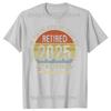 Funny Legend Has Retired 2025 Not My Problem Anymore Graphic T-shirts Men Fashion Casual Tshirt Cotton Loose Oversized T Shirt