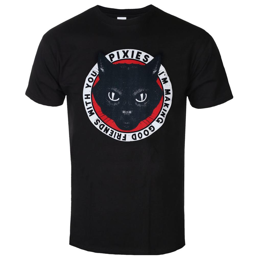 Pop Pixies Band Graphic Cotton T-shirt Unisex Summer Short Sleeve Fashion Brand Tee Luxury Casual Vintage Retro Top