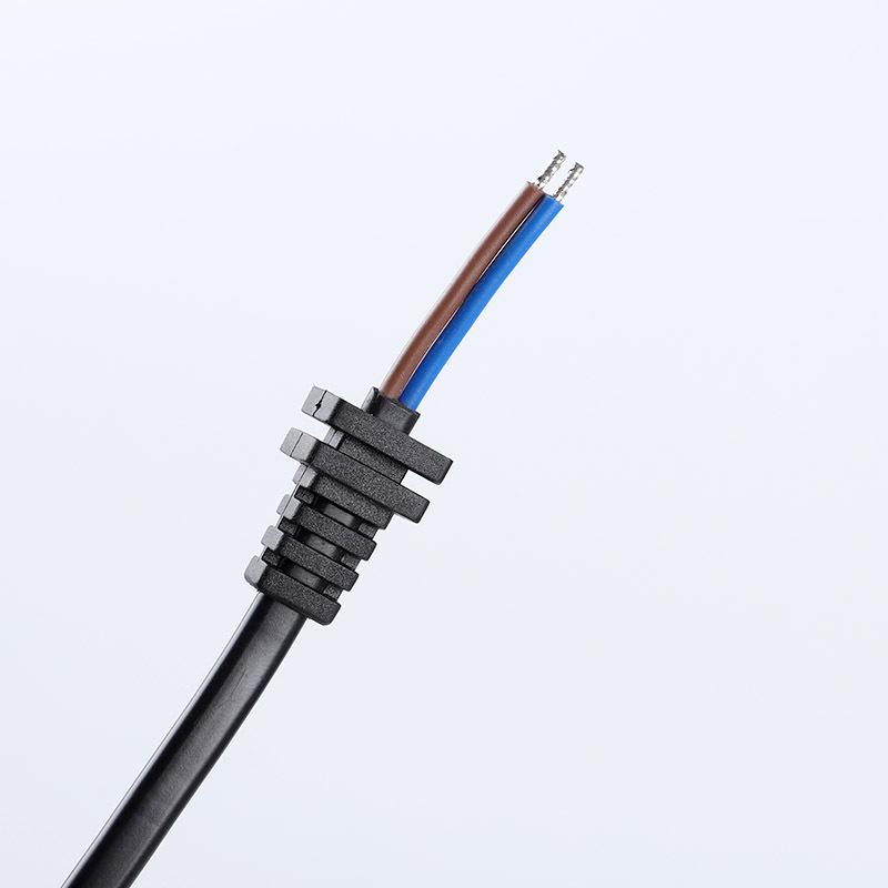 Korean Standard Two-Pin Power Cord with KC Certification, Pure Copper 0.75 Sq. Core with Plug