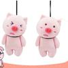 Adorable Plush Hanging Pig Backpack Charm Keychain Soft Toy Cute Birthday Gift