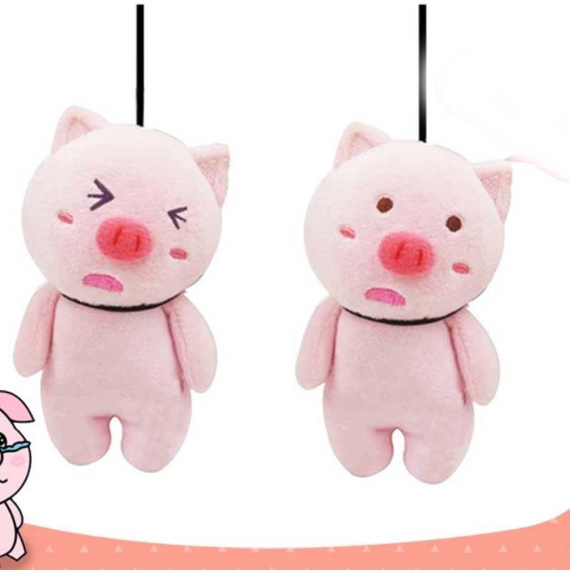 Adorable Plush Hanging Pig Backpack Charm Keychain Soft Toy Cute Birthday Gift