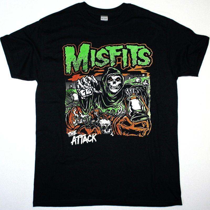 Misfits The Attack Black T-Shirt S разноцветный