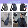 New Arrival Men's Chest Bag Stylish And Lightweight Suitable For Casual Travel Waterproof Canvas Material