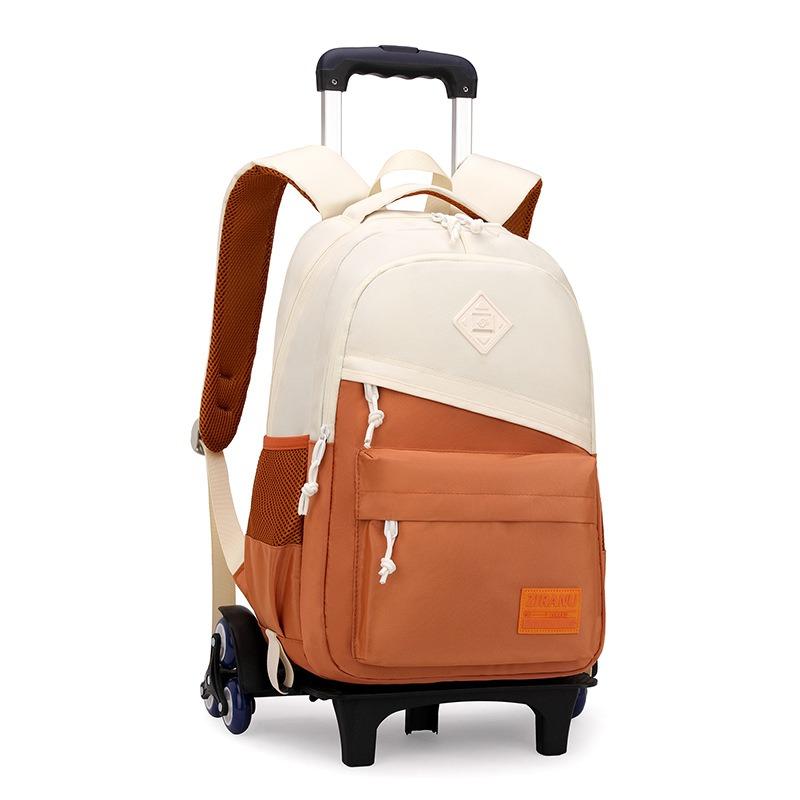 Abnehmbarer Trolley-Rucksack mit doppeltem Verwendungszweck, Schultasche im koreanischen Stil