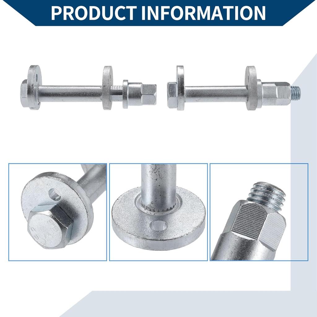 No.06508486AA/6508486AA Rear Toe Link Alignment Bolts for Dodge Durango 2011-2023 for Jeep Grand Cherokee WK 2016-2017 2022/ Rear/Durable Metal