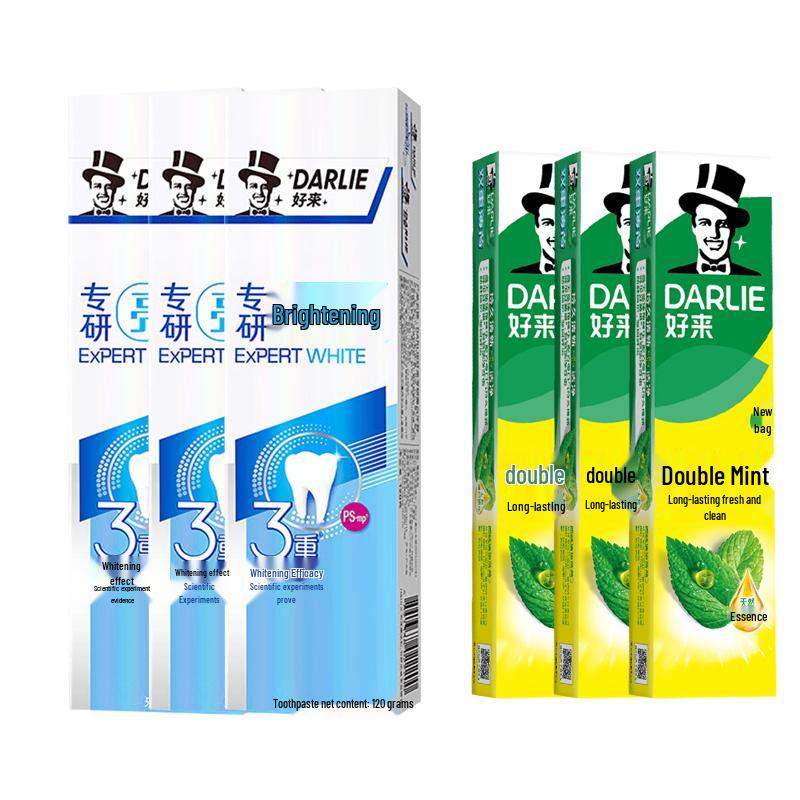 Darlie Expert White & Double Mint Toothpaste Value Pack
