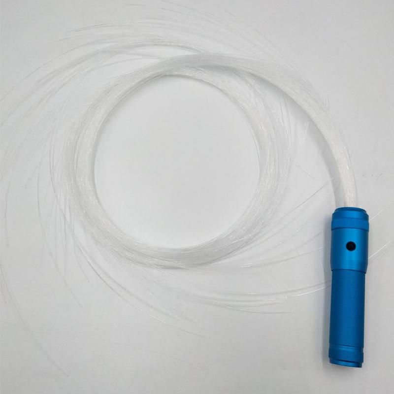 Color-Changing Fiber Optic Dance Whip Colorful Glowing LED Flash Whip Hand Rope for Dance Festival Party Carnival Wedding Decor