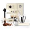 For Professional Electric Espresso Coffee Machine Semi-Automatic Brew System 20Bar Visible Water Tank Easy Clean Household