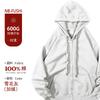 Grams Heavy Soft Silver Fox Fleece Hooded Metal Zipper Sweater Fleece Warm Cardigan Jacket Women's Brand