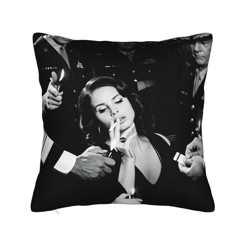 Zpěvačka Lana Del Rey Hudební Album Povlak na Polštář Vlastní Povlak na Polštář do Obývacího Pokojového Gauče Novinka Povlak na Polštář