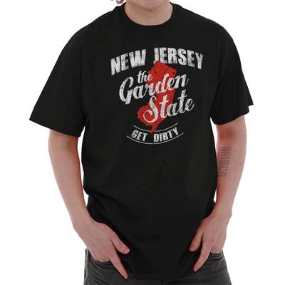 New Jersey Garden State Mach dich schmutzig Sommer NJ Erwachsenen Kurzarm Rundhals T-Shirt