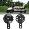 Motorcycle Electric Horn Kit Waterproof Round Loud Horn Speakers Signal for Motorcycle Universal for Scooter Moped Dirt Bike ATV
