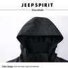 JEEP SPIRIT Men's Hooded Colorblock Casual Jacket