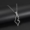 Anniyo Outline Tunisie Pendant Necklaces Tunisienne Jewelry Tunisia Women Girl @365621