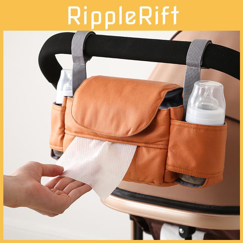 Baby Stroller Organizer Bag With Oxford Cloth Storage For Parents And Kids