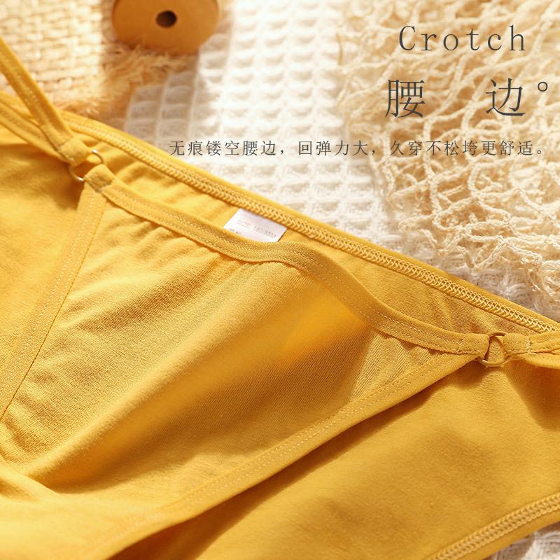 Sexy Baumwollslips für Mädchen Bequeme Hüfthebende Dreiecksdamenunterwäsche