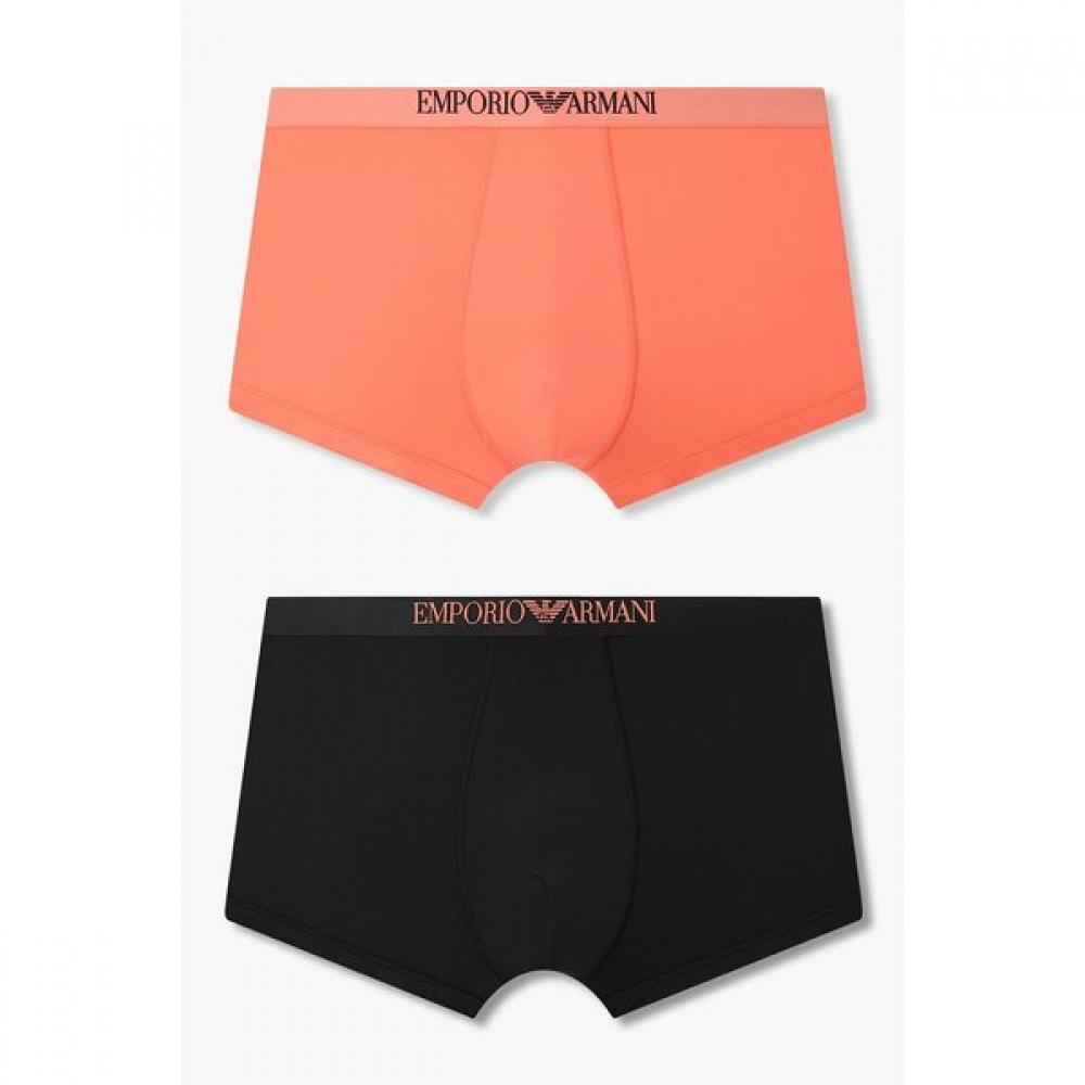 

Emporio Armani Men S gloSSy Center Color Block Logo briefS 2 Piece Set 08161120 S(95)