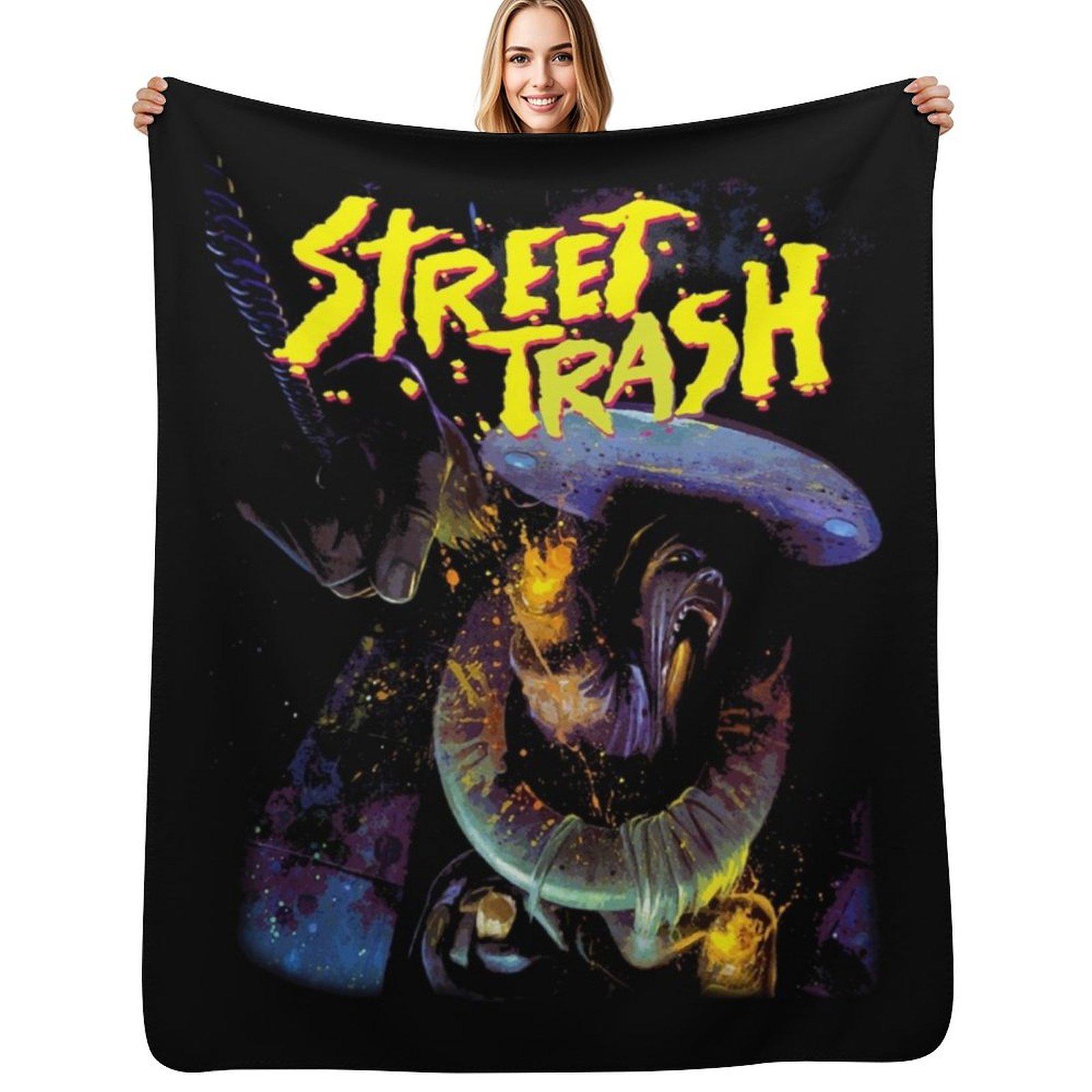 Street Trash Throw Blanket Ultra Plush Cozy Blanket for Napping Sleeping 75X95CM