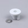 Tuerca Trasera Blanca de Repuesto Fija 2.5cm 6MM Para Tornillos de 6mm Base de Tapa de Inodoro