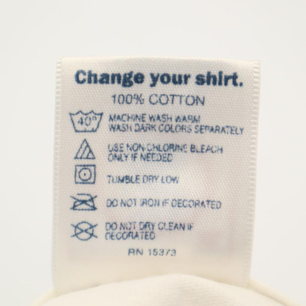 Delta Old Photo Print Short Sleeve T-shirt XL White Men's Used