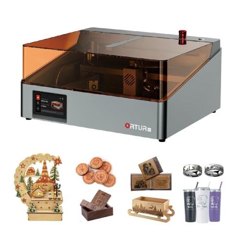 Ortur R2 10W/20W/1064 2W Laser Engraving Machine with Enclosed Design for Laser Processing of Metal, Wood, Leather, Acrylic, Tumblers, and More, Laser