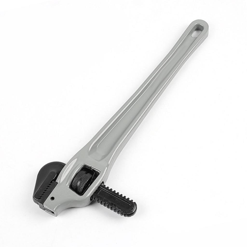 Adjustable Offset Pipe Wrench Heavy Duty Aluminum Alloy Plumbing Wrench with Cr Mo Floating Hook